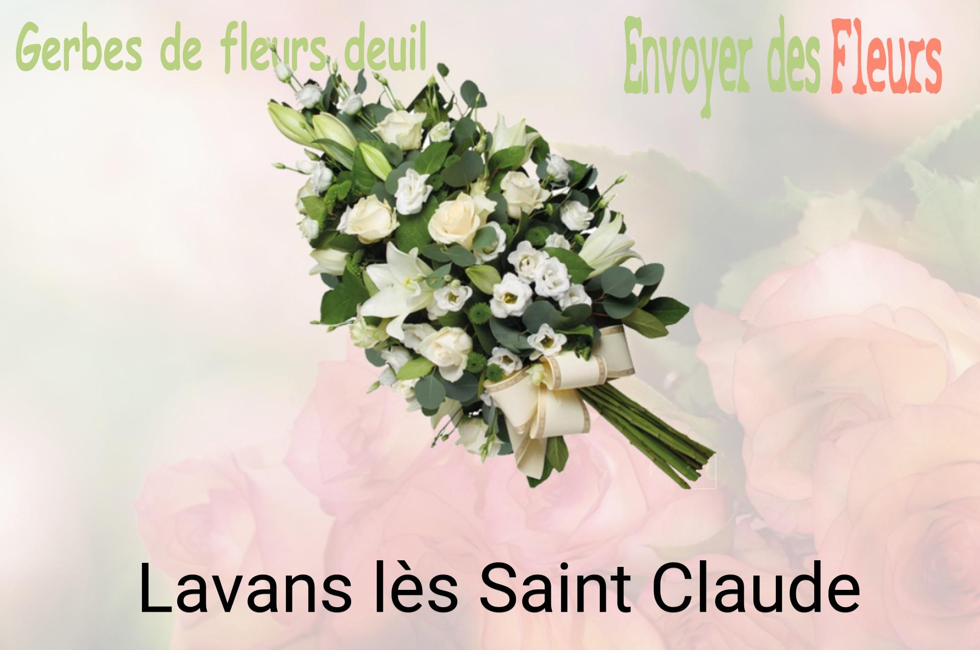 Gerbe de fleurs de deuil livrée à Lavans-lès-Saint-Claude