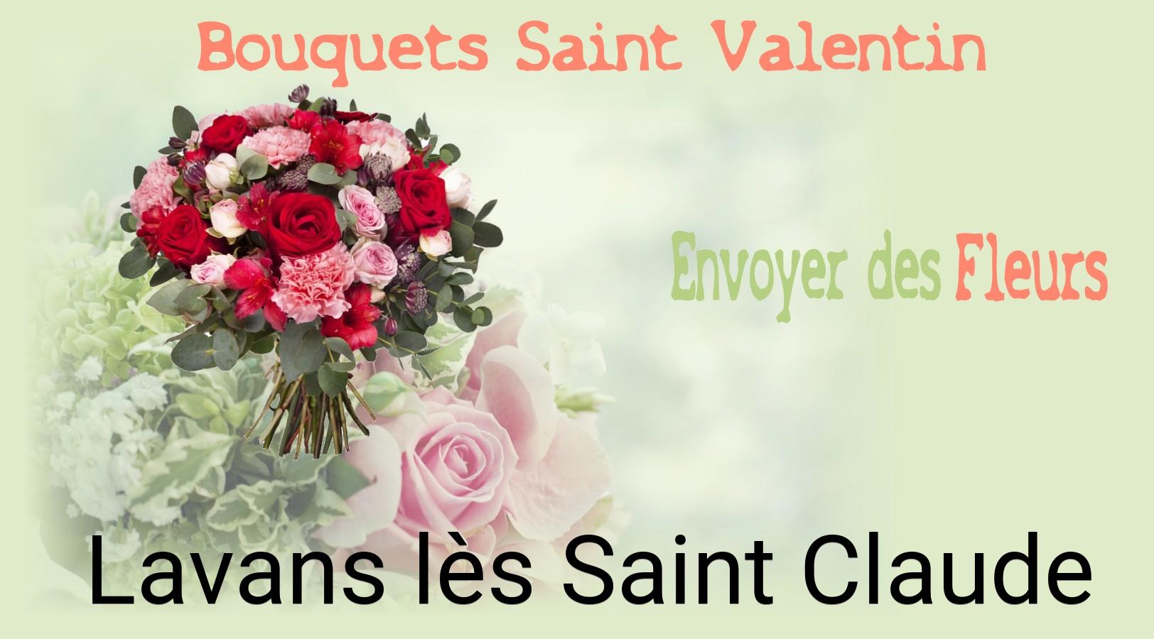 Roses de Saint-Valentin livrées à Lavans-lès-Saint-Claude